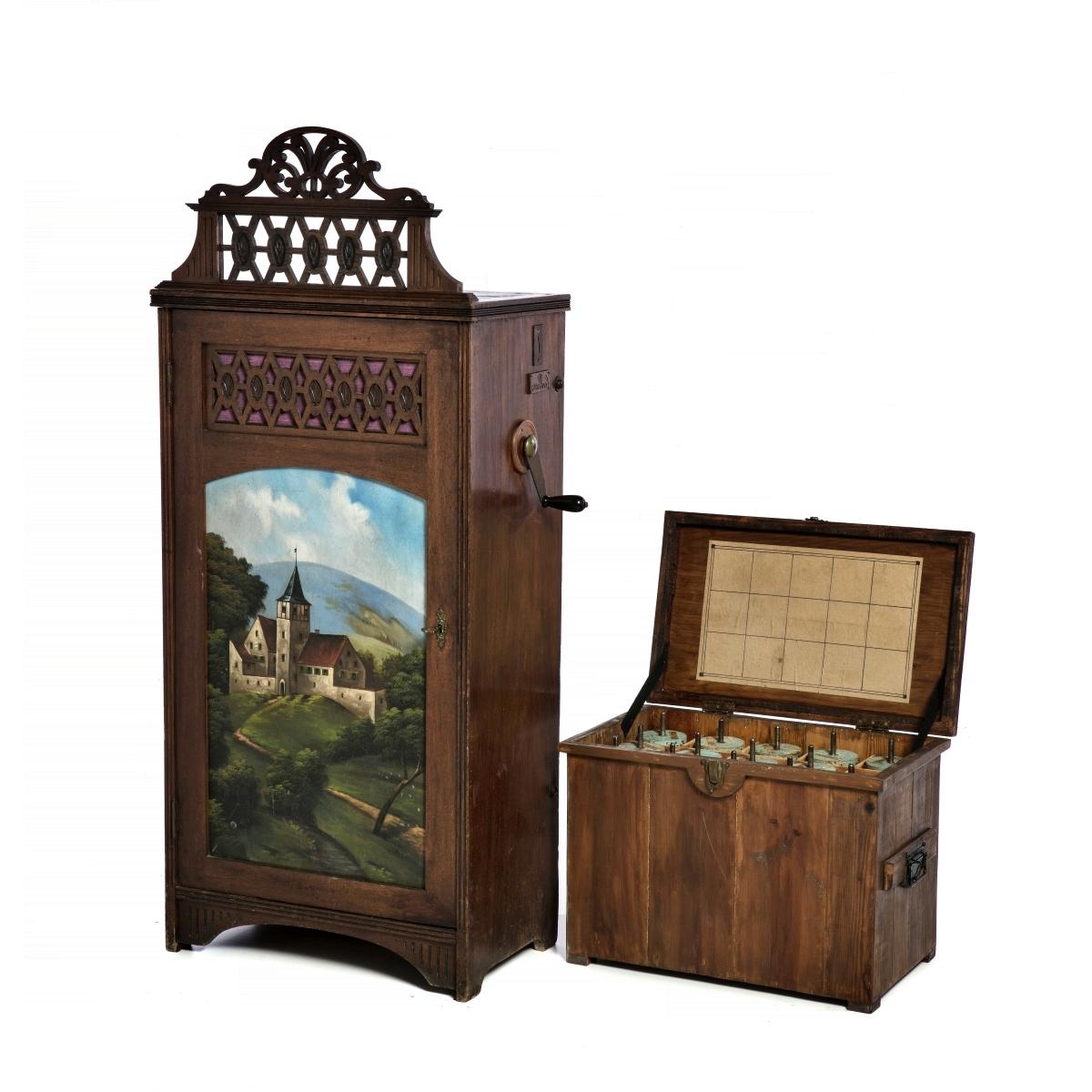 Renaissance Rare German Music Box, 19th Century