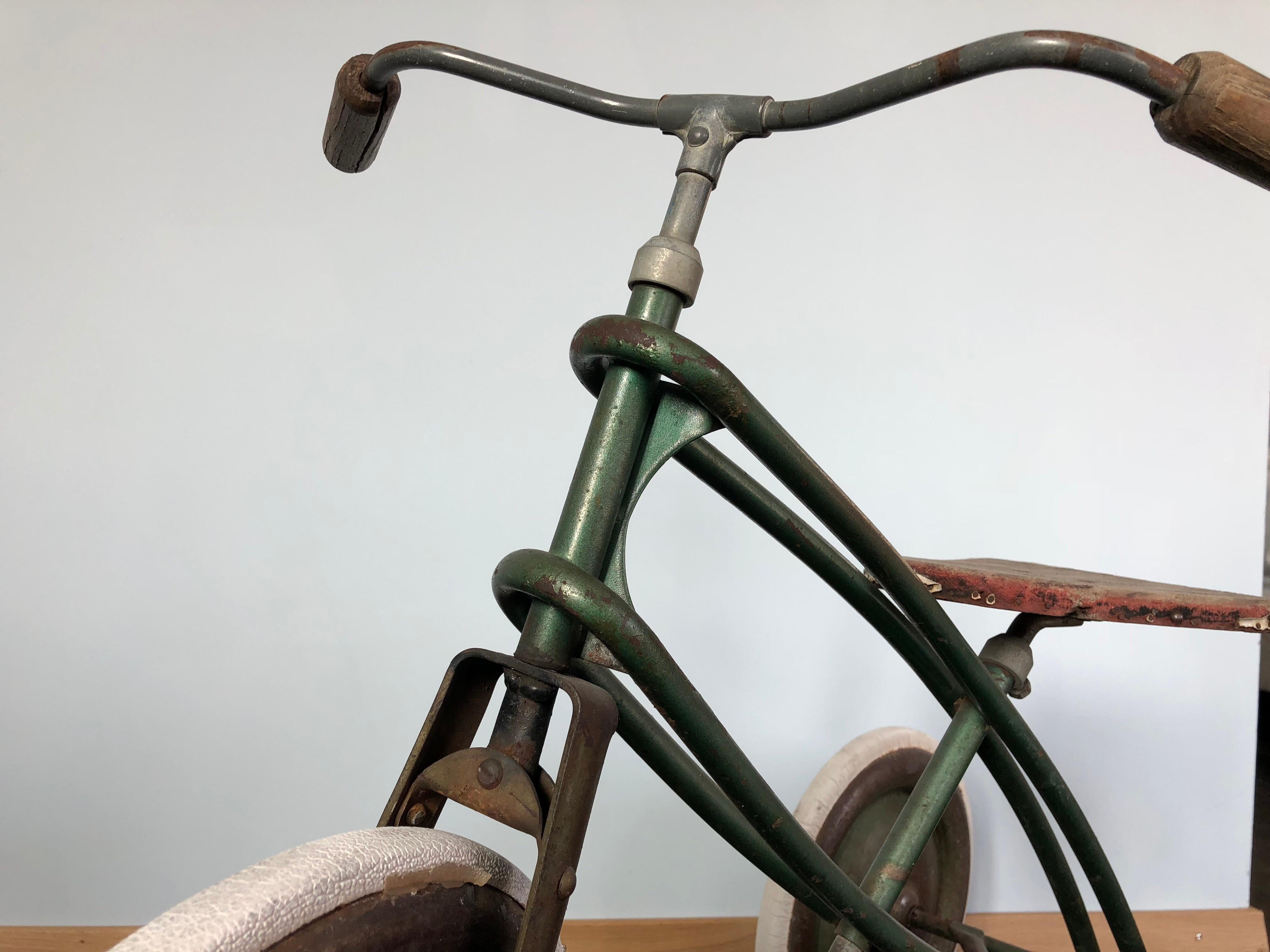 Rare German Vintage Toddler's, Children's or Kids Three Wheeled Bicycle 4
