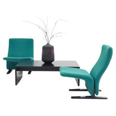 Rara mesa baja original Gerrit Rietveld "tz77" para 't Spectrum, 1968. Firmado.