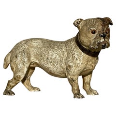 Rare Geschützt Vienna Bronze, Bulldog