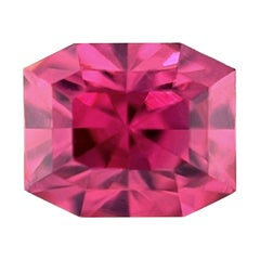 Rare GIA Certified Vivid Purple Pink Mahenge Spinel 1.54ct Fancy Octagon Cut Gem