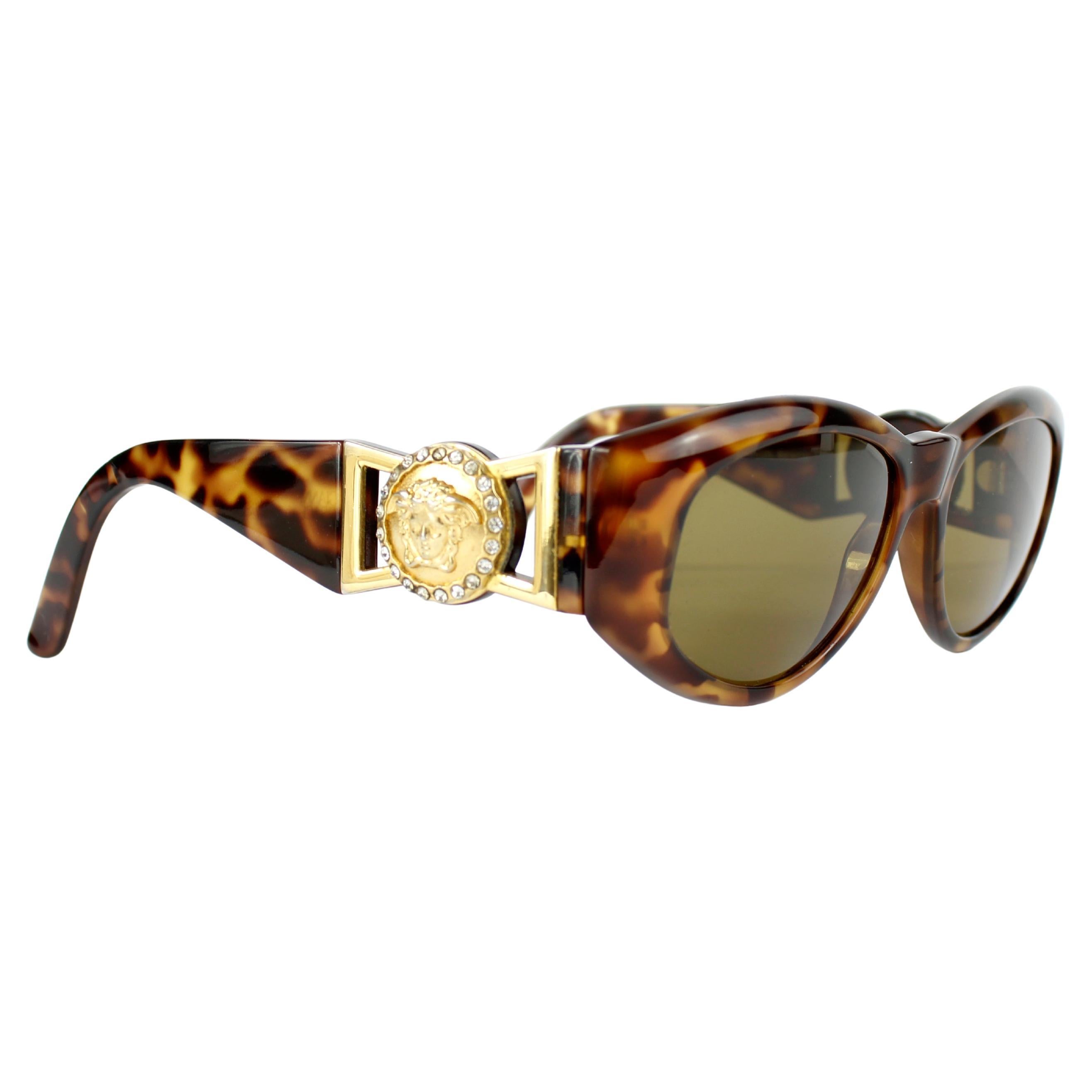 What are Versace sunglasses made of?