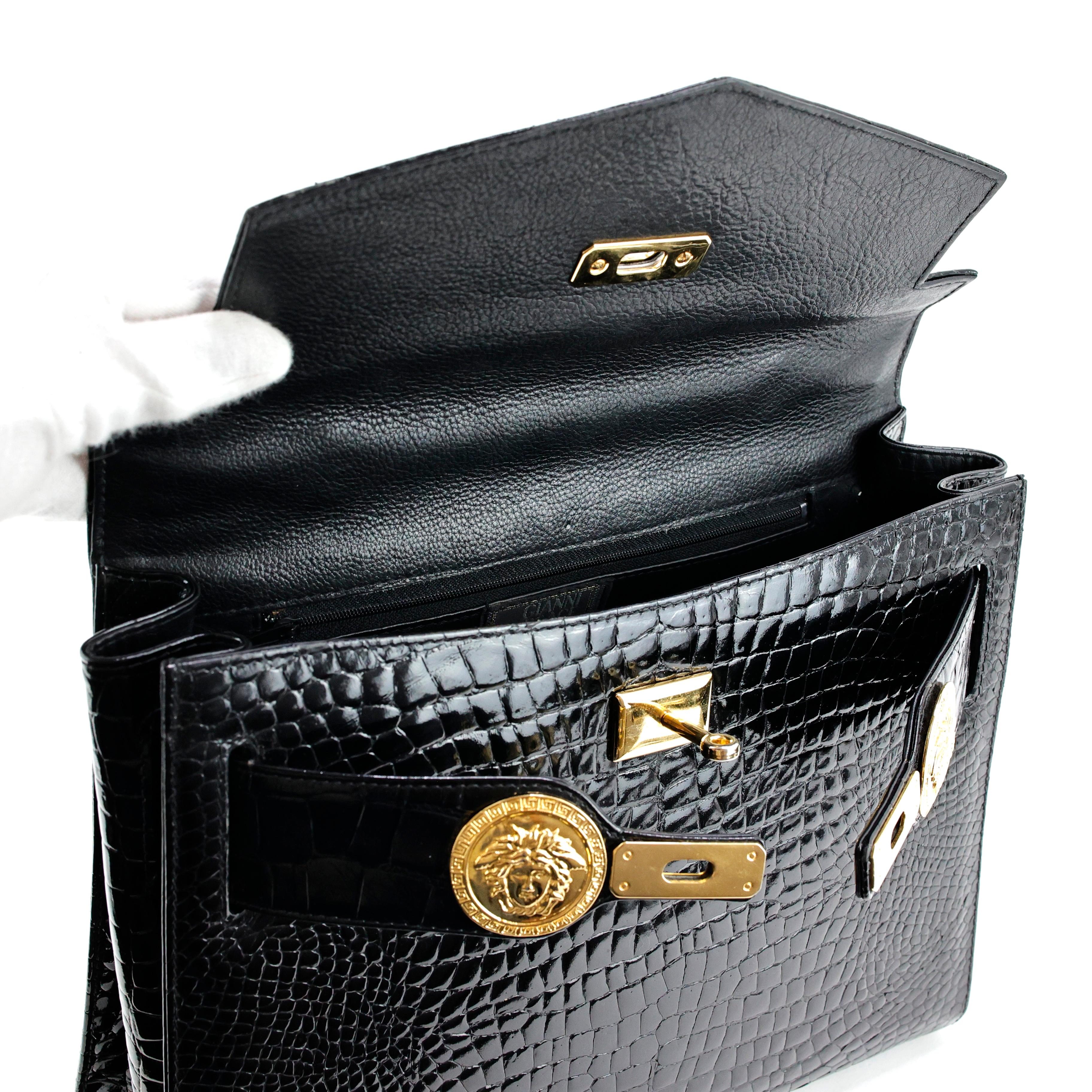 Rare Gianni Versace Couture 1990s Princess Diana Bag For Sale 4