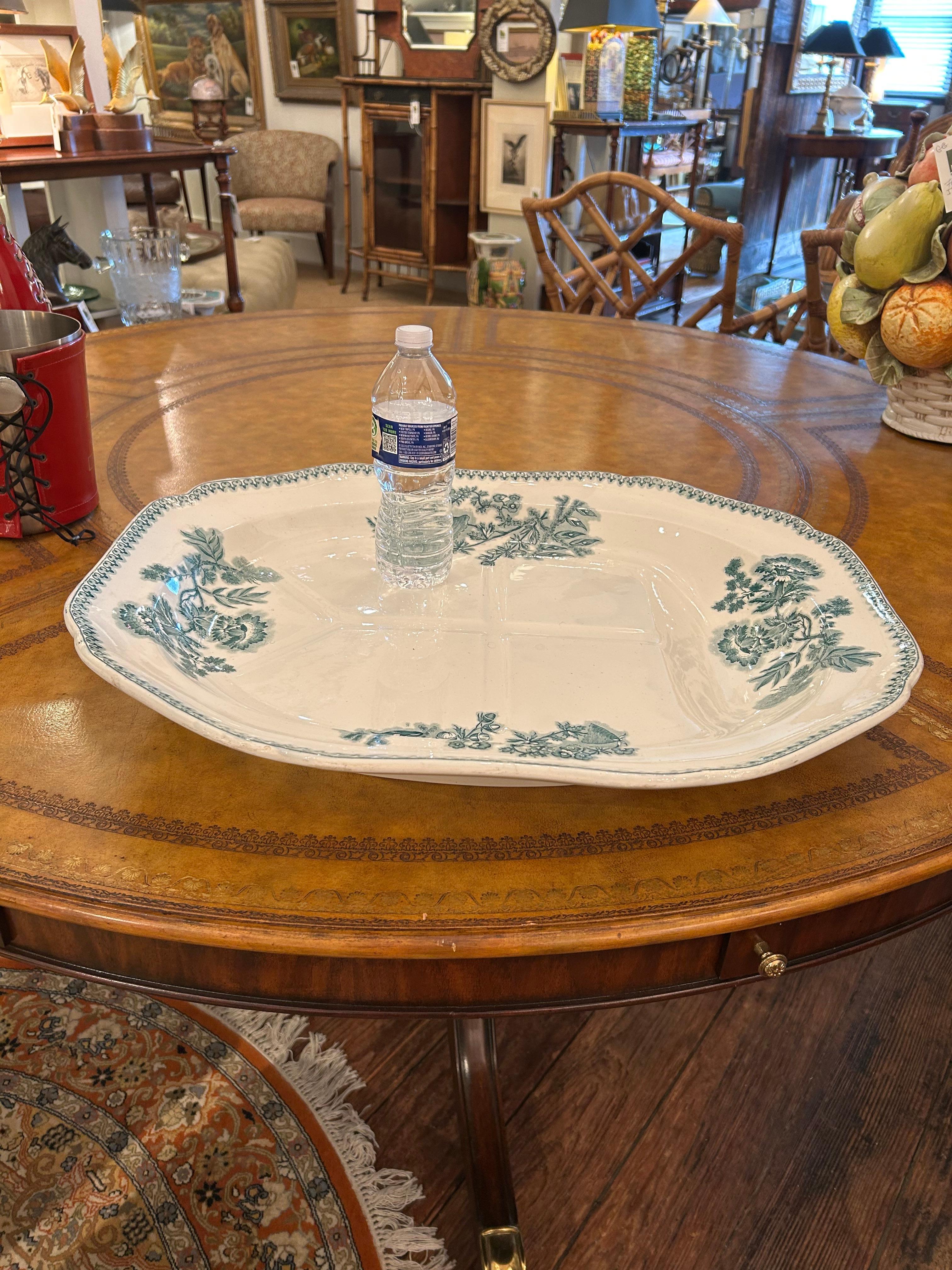 Rare Gigantic Spode Antique English Meat Platter For Sale 10