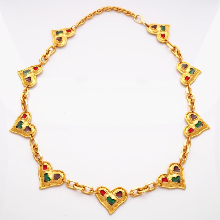 Edouard Rambaud Paris Gold Flower Link Belt Necklace Vintage Statement Accessory Edouard Rambaud Belt - Etsy Canada main image 2
