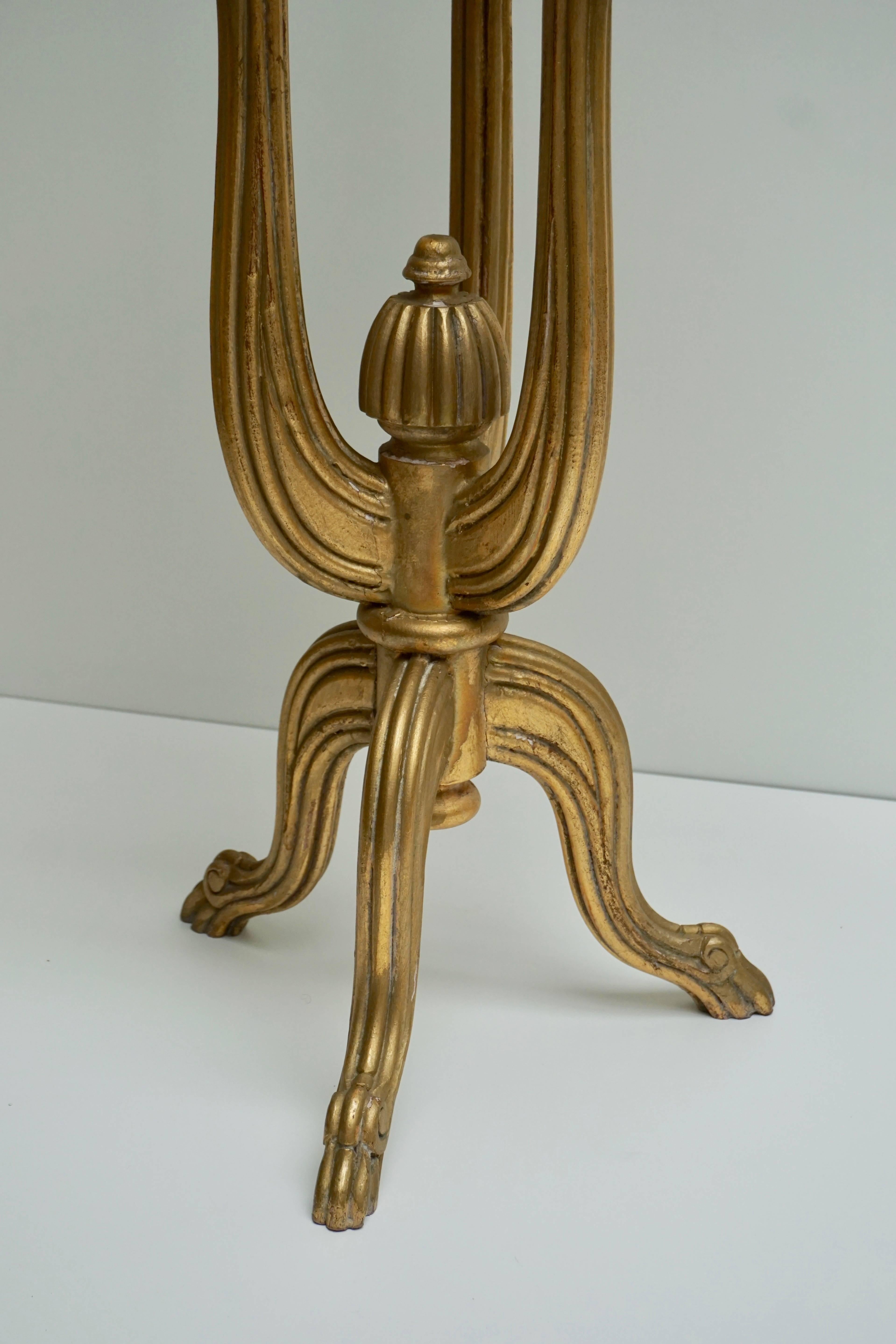 Rare Giltwood Jardiniere Planter in the Art Deco Style of Edgar Brandt 2