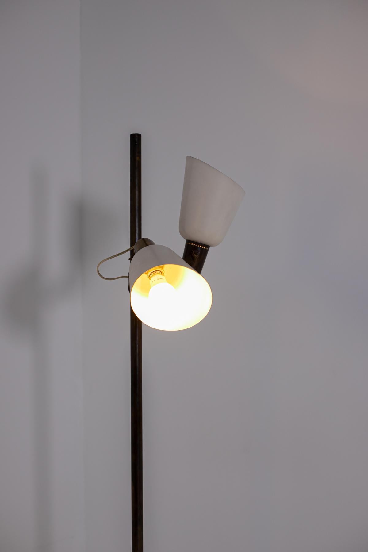 Mid-Century Modern Rare Gino Sarfatti for Arteluce Italian Floor Lamps