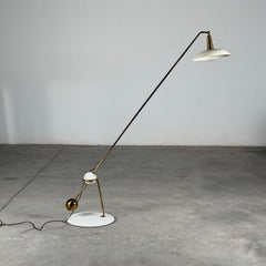 Seltene Gino Sarfatti Model 1036 Stehleuchte für Arteluce, 1940er Jahre