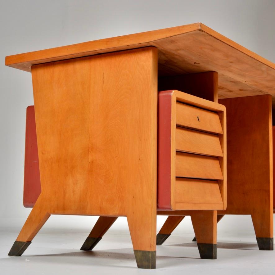 Mid-20th Century Rare Gio Ponti Administrative Desk For Sale