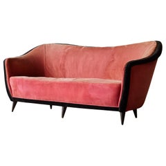 Rare Gio Ponti Attributed Sofa by Casa E Giardino, Italy, 1940s