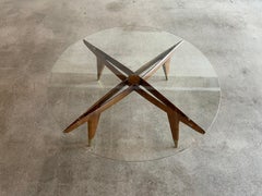 Rare Gio Ponti Coffee Table Model No. 1101 for Singer & Sons with Original Glass