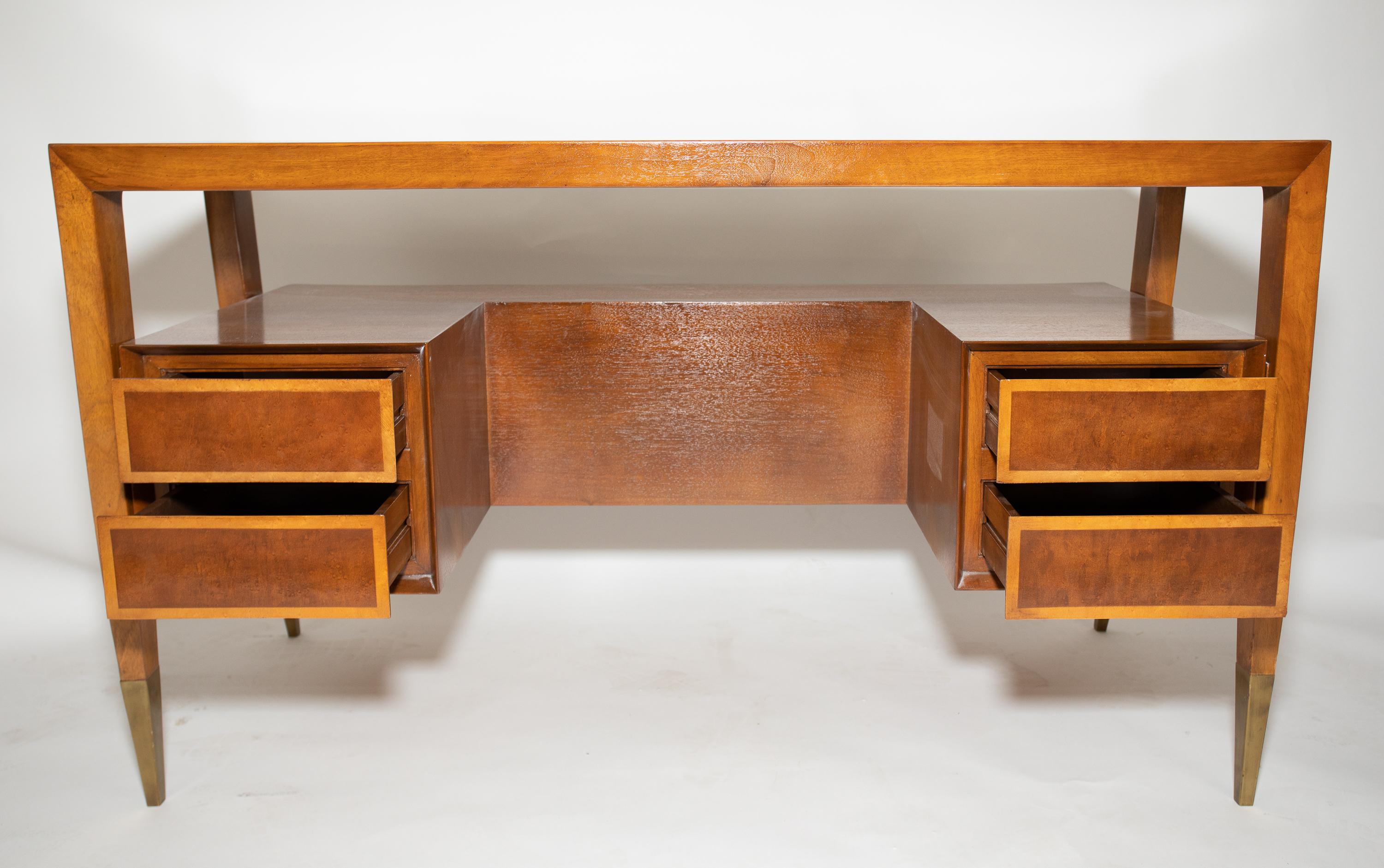 Mid-20th Century Rare Gio Ponti Desk For Sale