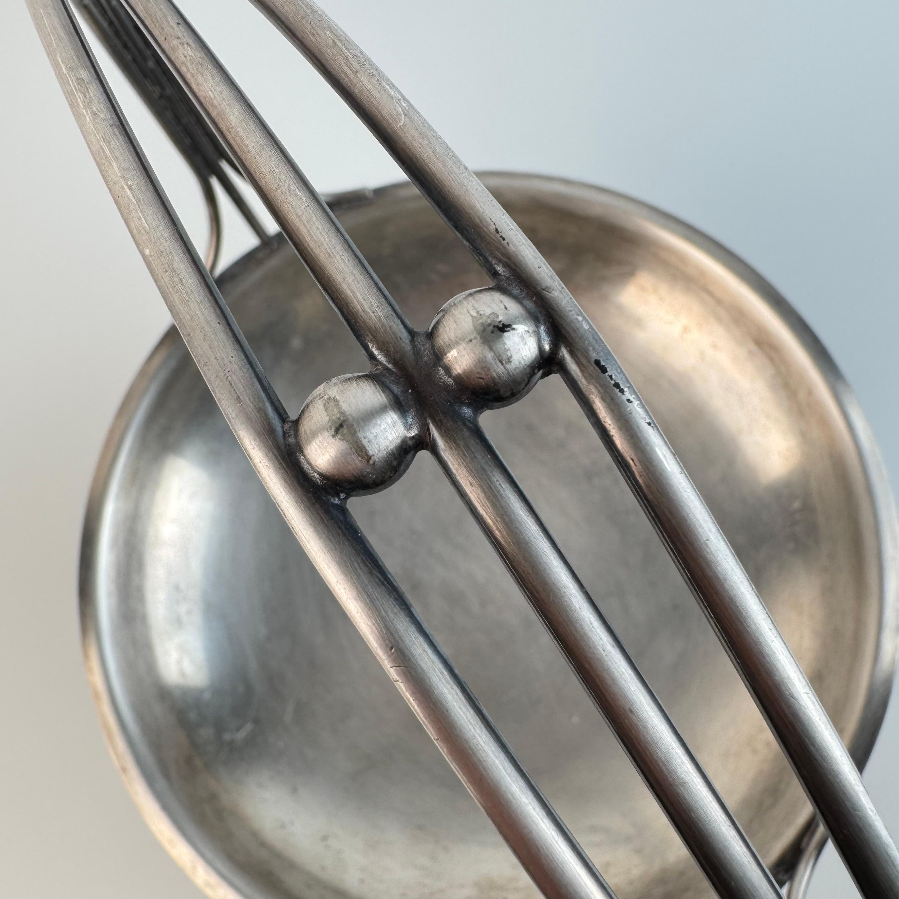 Seltener Obststand von Gio Ponti für Arthur Krupp Milano, Hotel Royal Riccione, 1930er Jahre (Handgefertigt) im Angebot