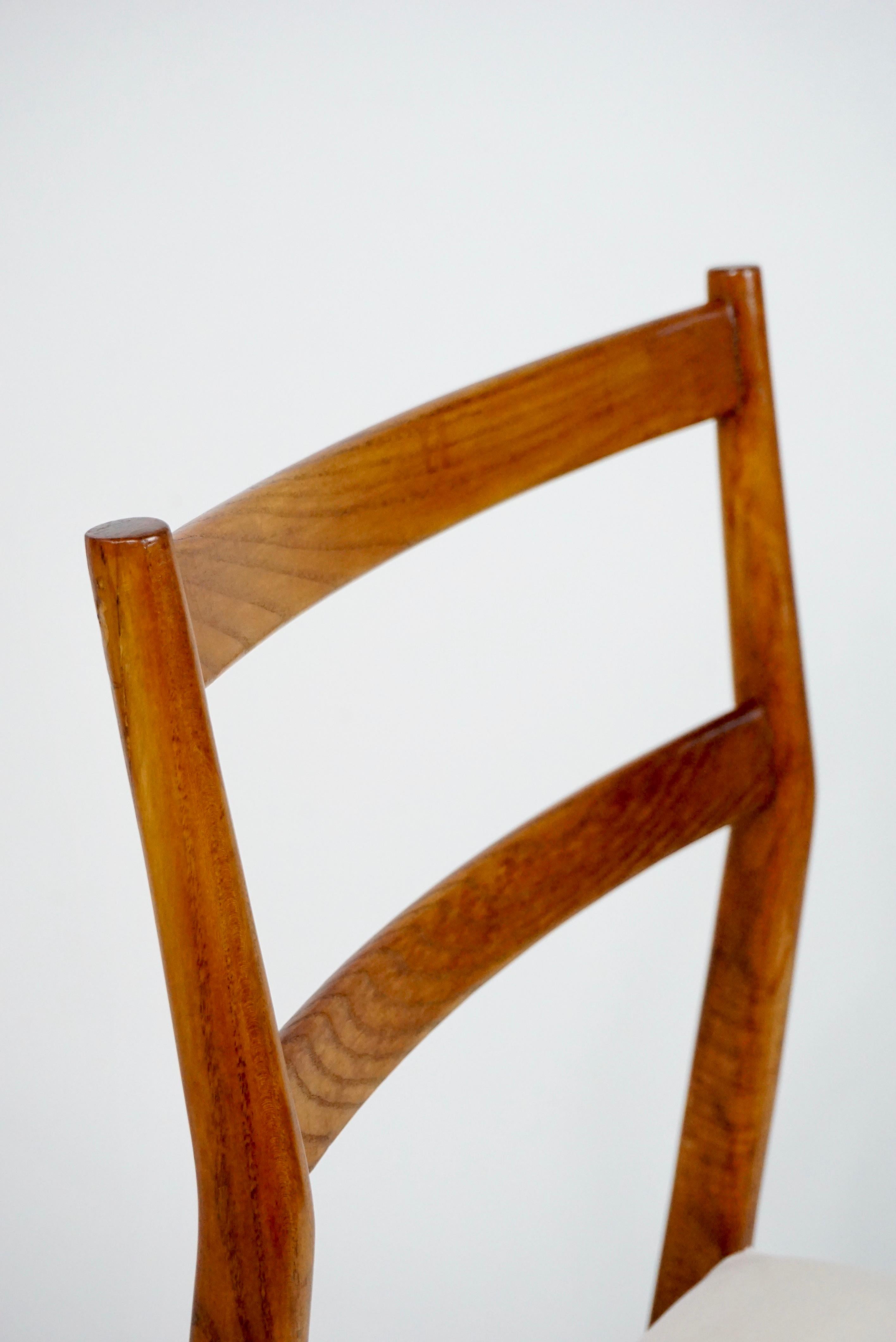 rare Gio Ponti leggera chair, n.646 by Cassina, from Hotel Royal Naples, 1955 For Sale 2
