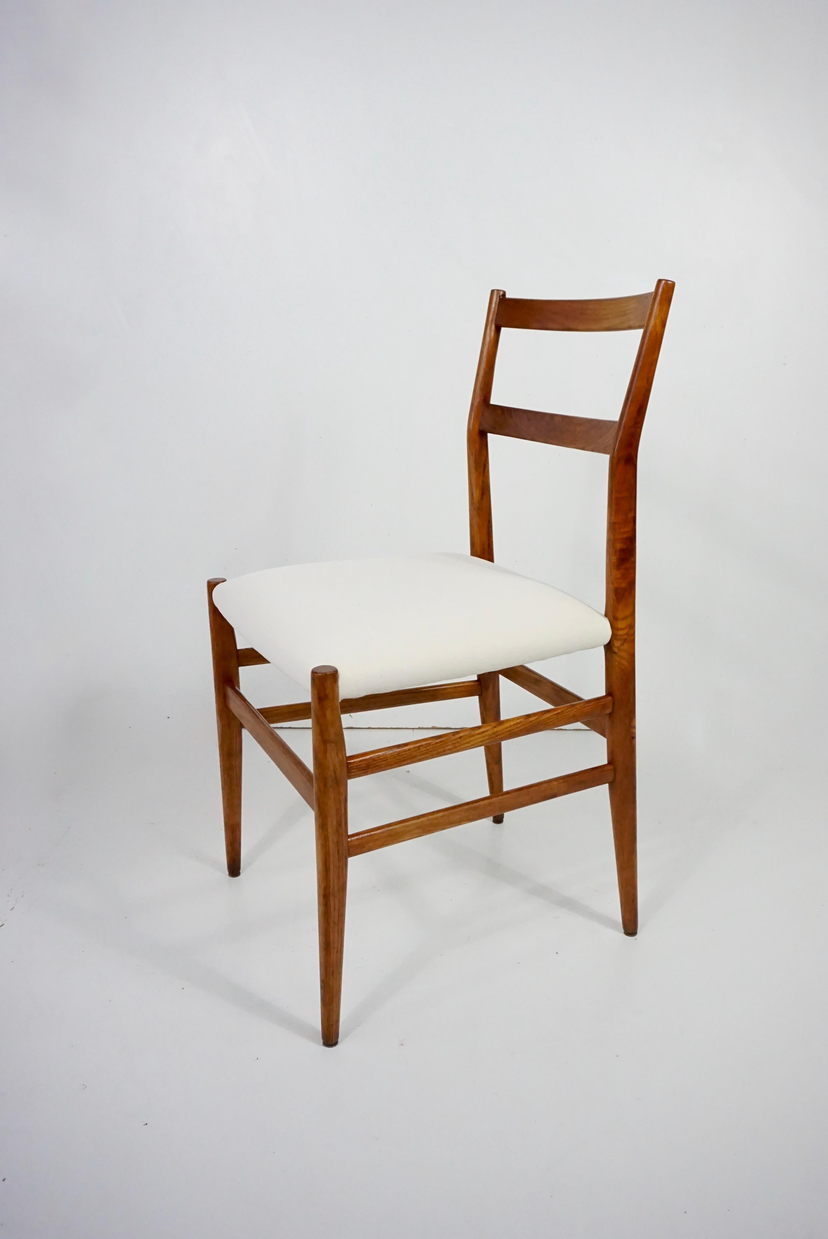 Européen Rare chaise leggera de Gio Ponti, n.646 par Cassina, de l'hôtel Royal Naples, 1955 en vente