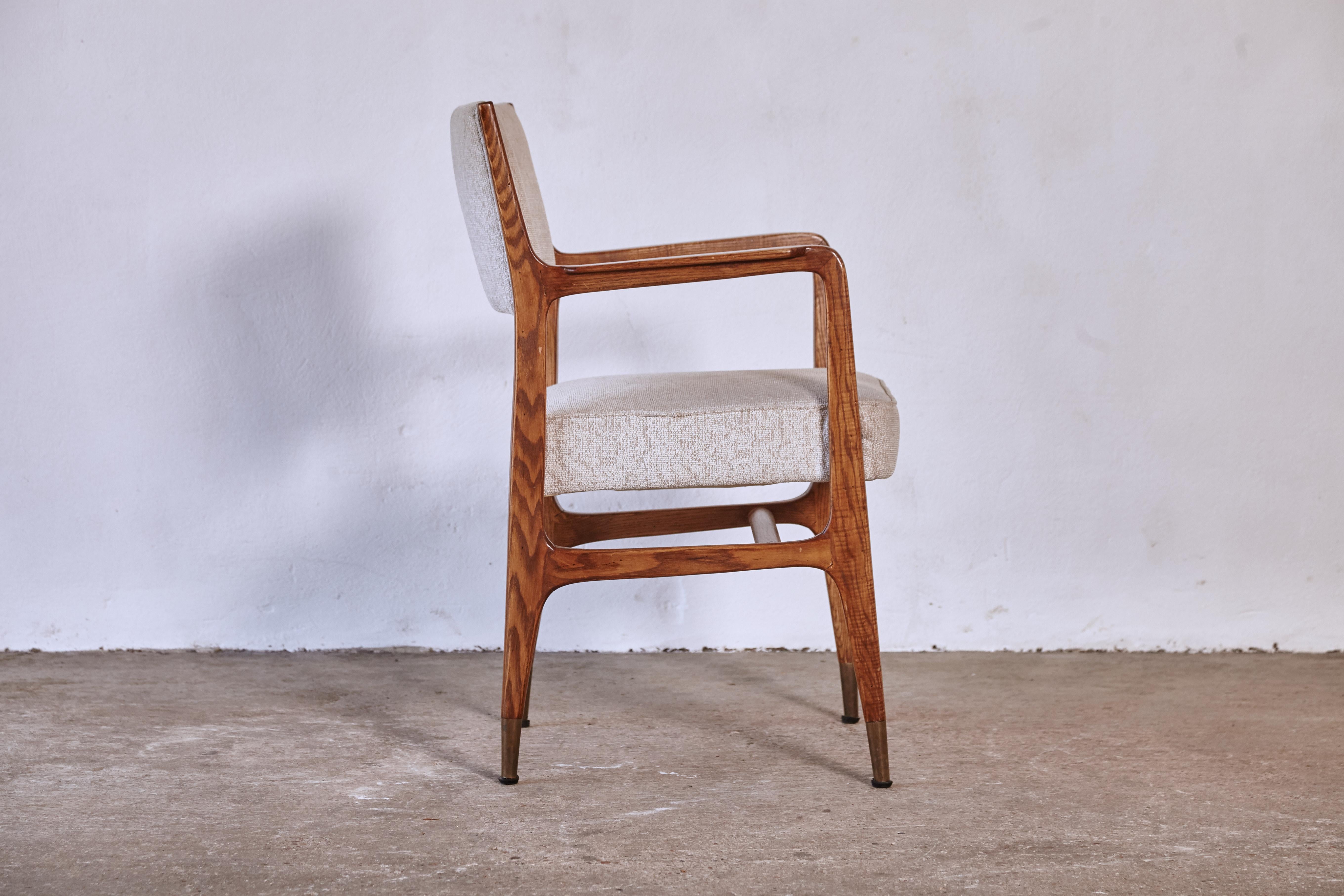 Rare Gio Ponti Model 110 Armchair, Cassina, Italy, 1950s 6