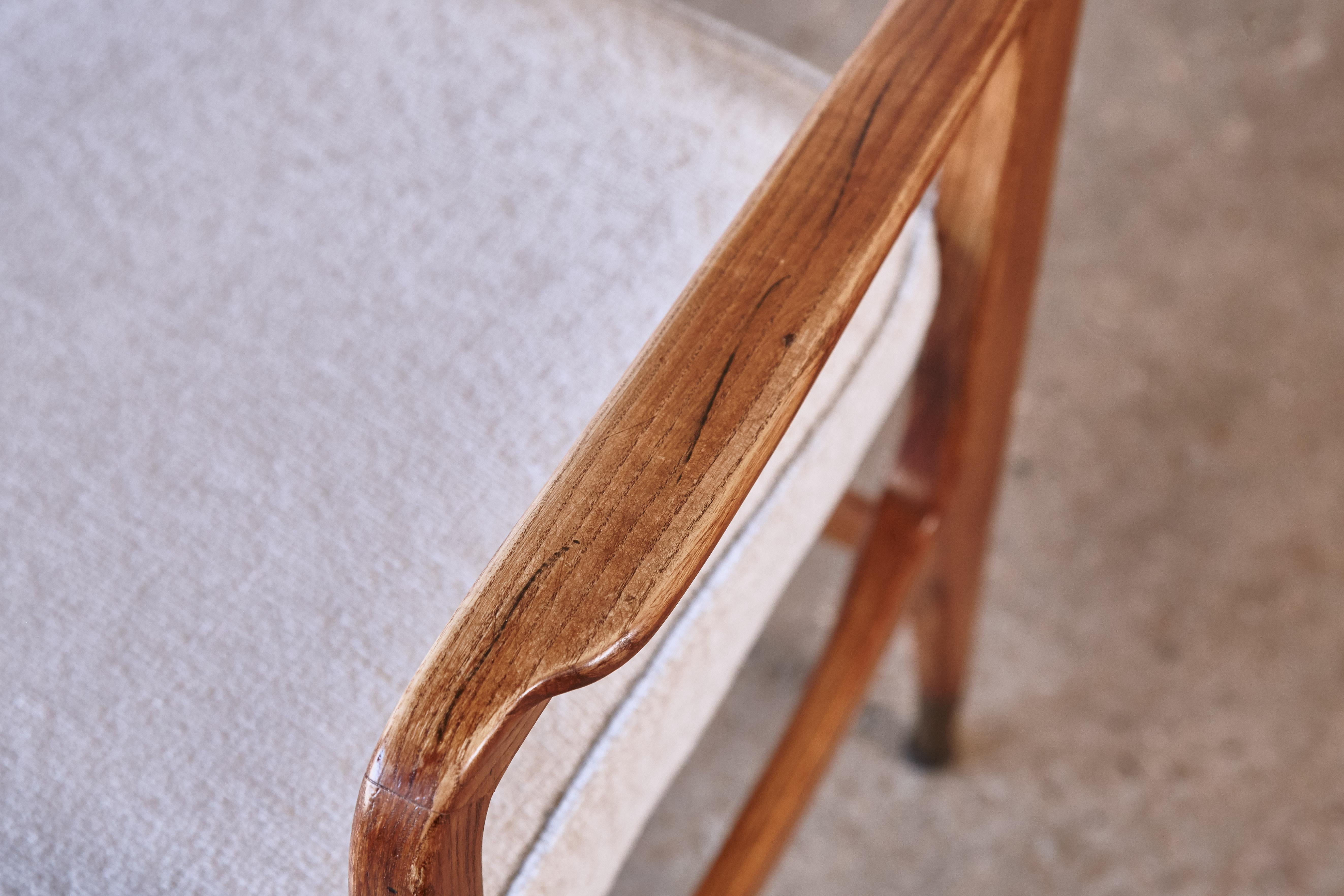 Rare Gio Ponti Model 110 Armchair, Cassina, Italy, 1950s 11