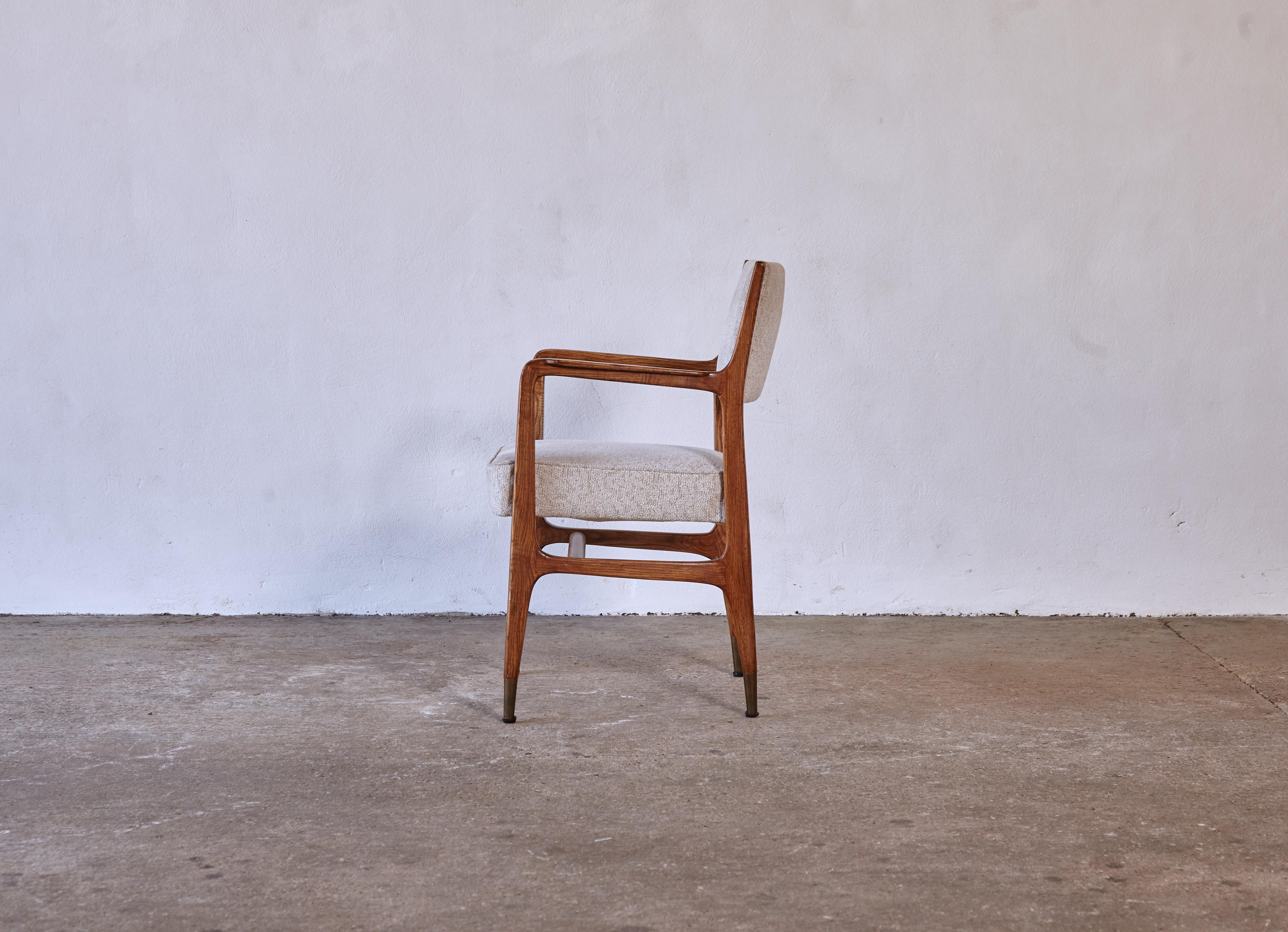 Mid-Century Modern Rare Gio Ponti Model 110 Armchair, Cassina, Italy, 1950s