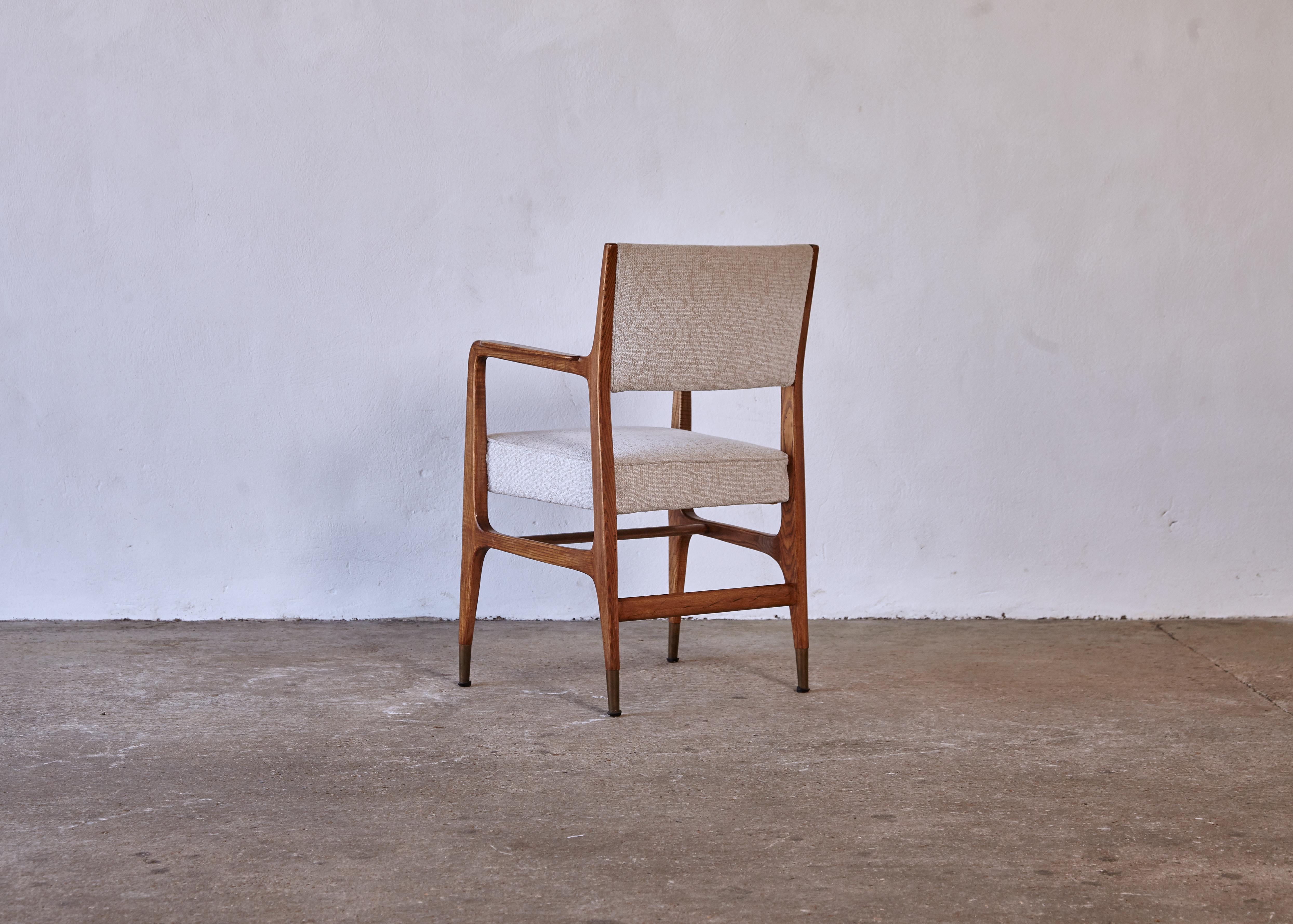 Italian Rare Gio Ponti Model 110 Armchair, Cassina, Italy, 1950s
