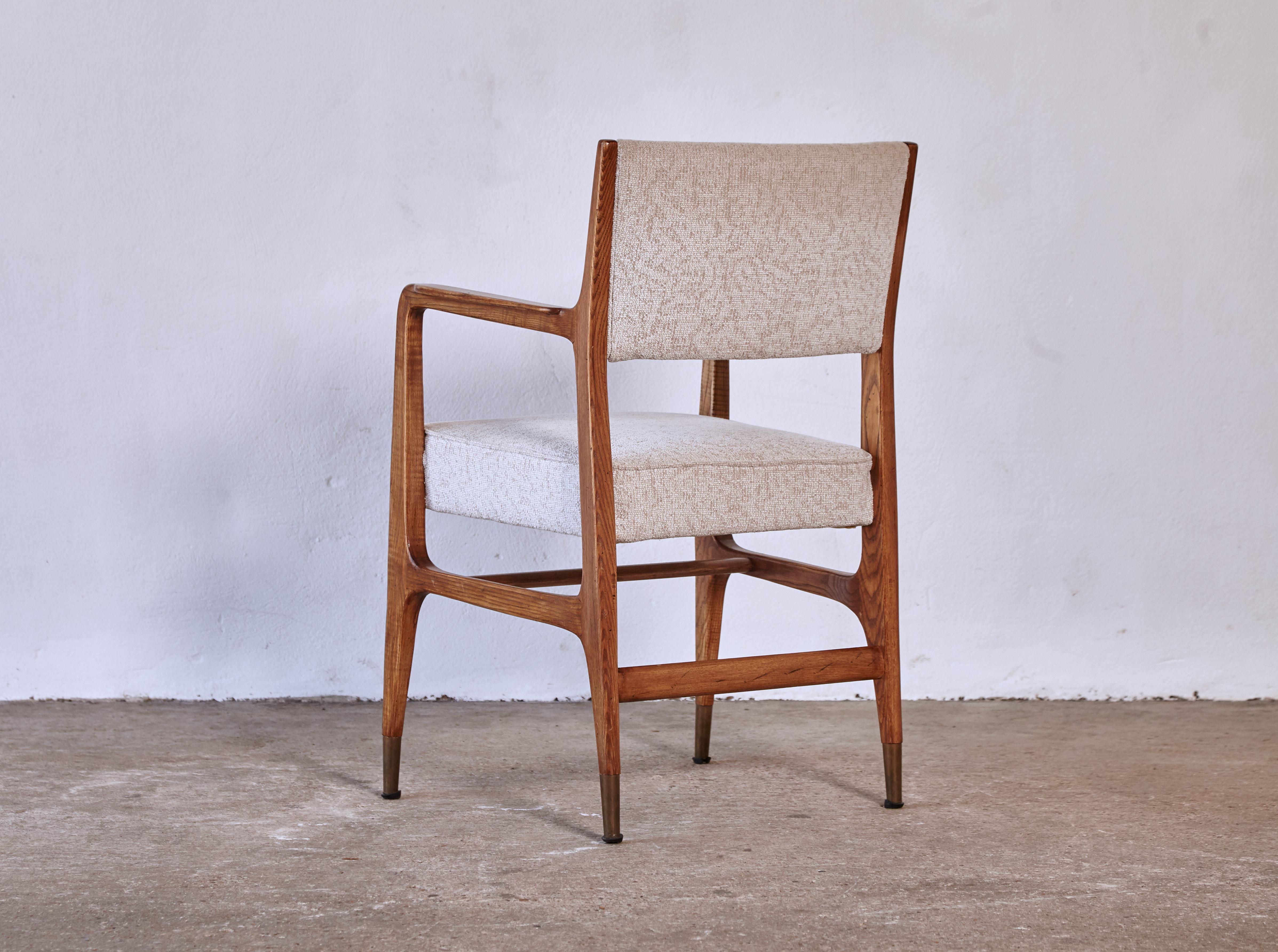 Rare Gio Ponti Model 110 Armchair, Cassina, Italy, 1950s In Good Condition In LEWES, GB