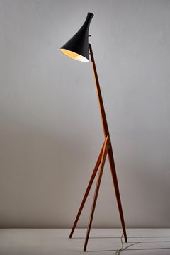 Rare "Giraffe" Floor Lamp by Uno & Östen Kristiansson for Luxus