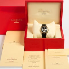Seltenes Girard Perregaux Pour Ferrari Auto Chrono 'Date', Ref 8020, komplettes Set