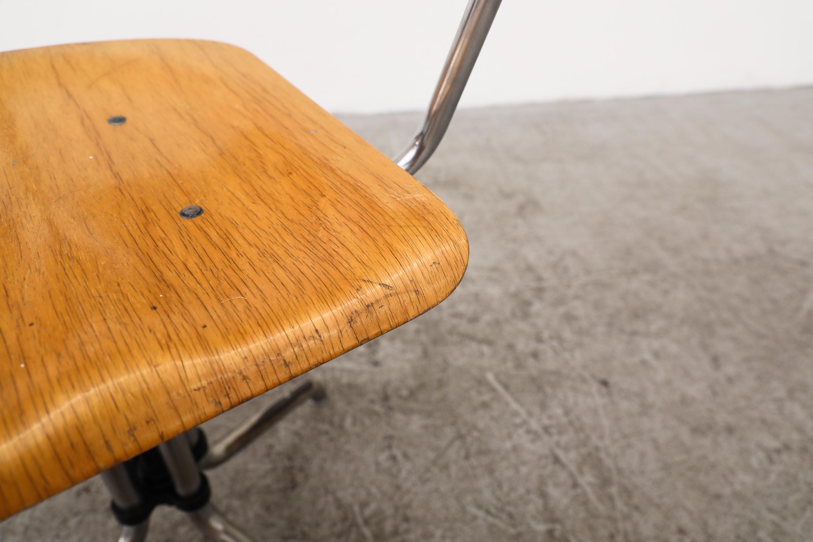 Rare Gispen Bauhaus Office Chair, Model 354 5