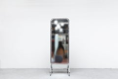 Rare Gispen Chrome Standing Mirror