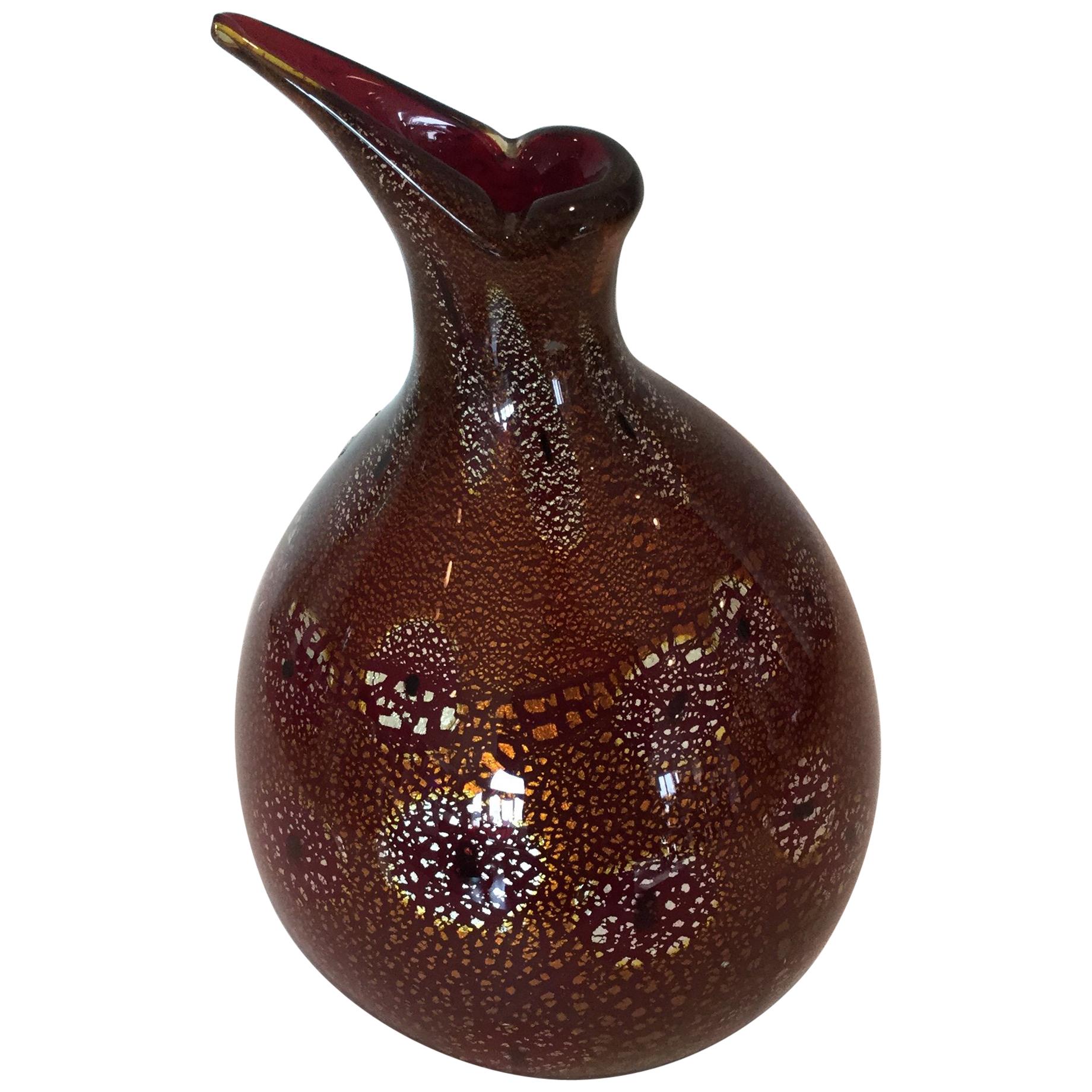 Rare Giulio Radi for AVeM 1950s Murano Murrine Vase For Sale