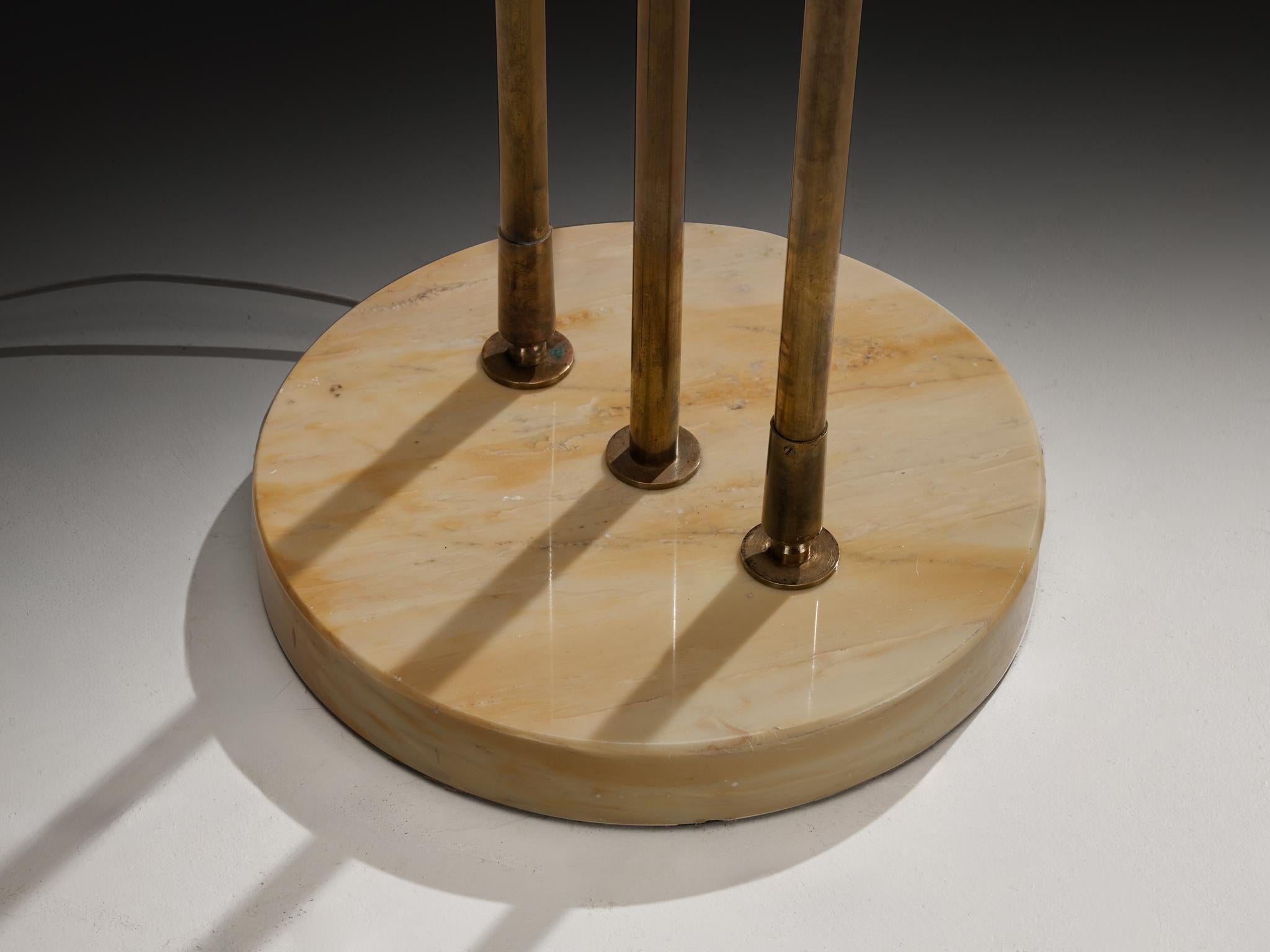 Rare Giuseppe Ostuni for O-Luce ’339/3’ Three-Armed Floor Lamp For Sale 5