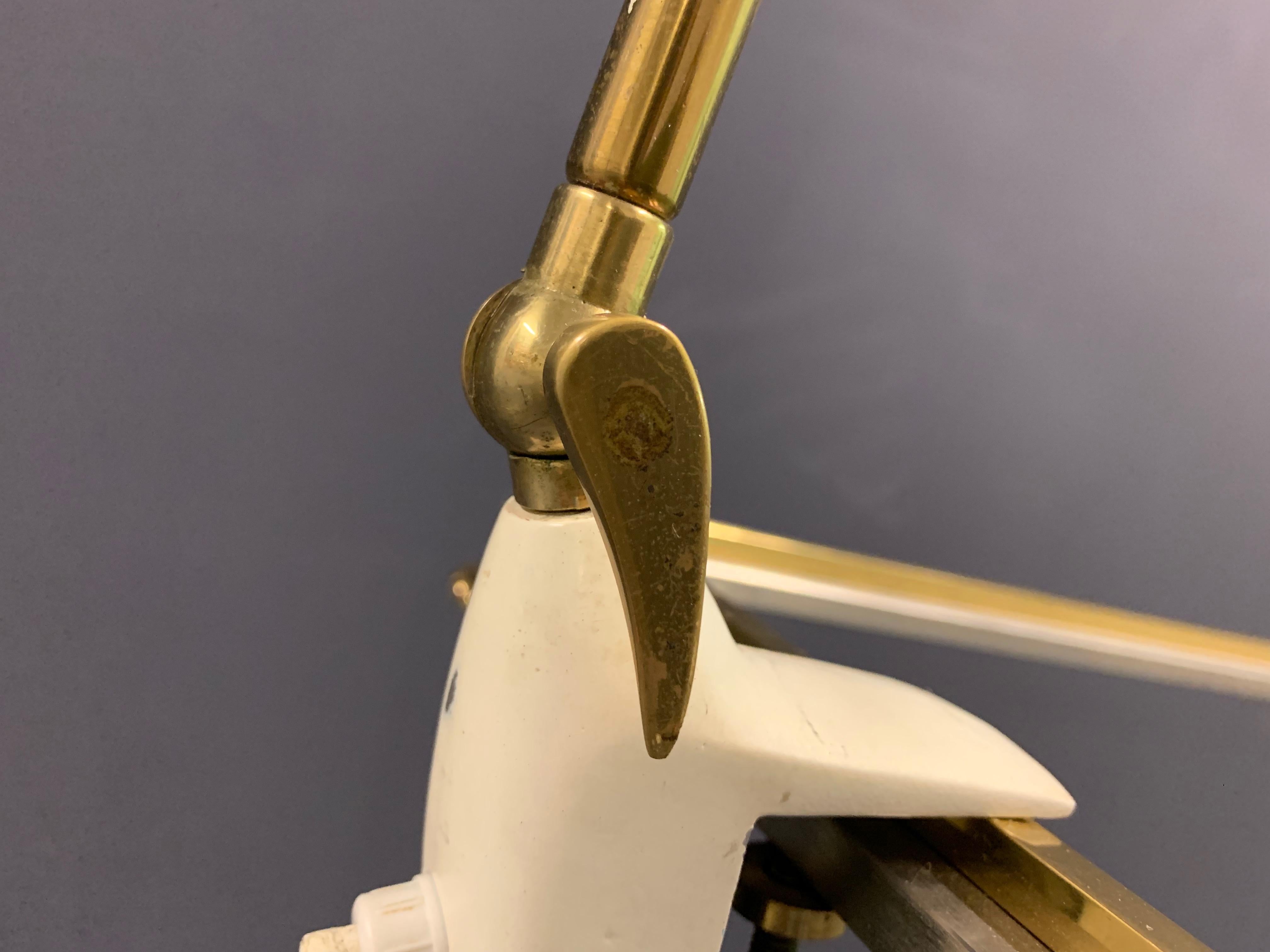 rara lámpara de mesa giuseppe ostuni en venta 1