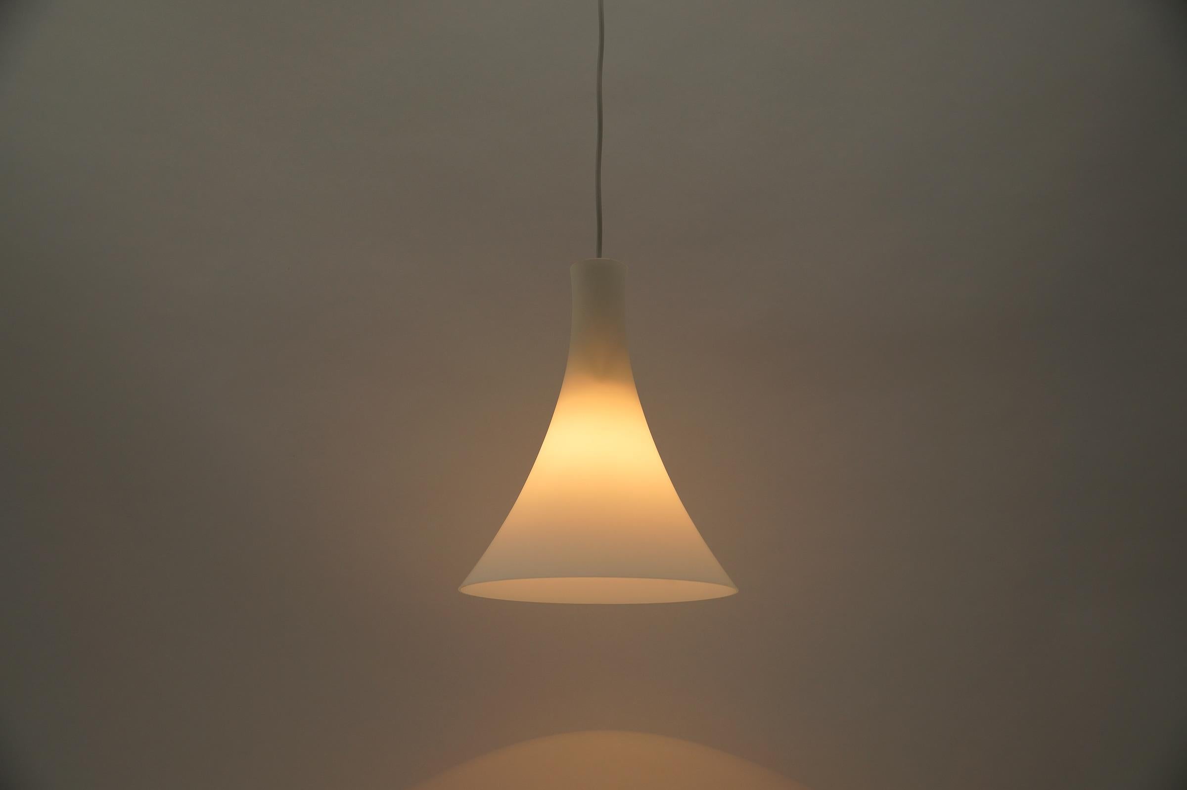 Mid-20th Century Rare Glass Ceiling Lamp 