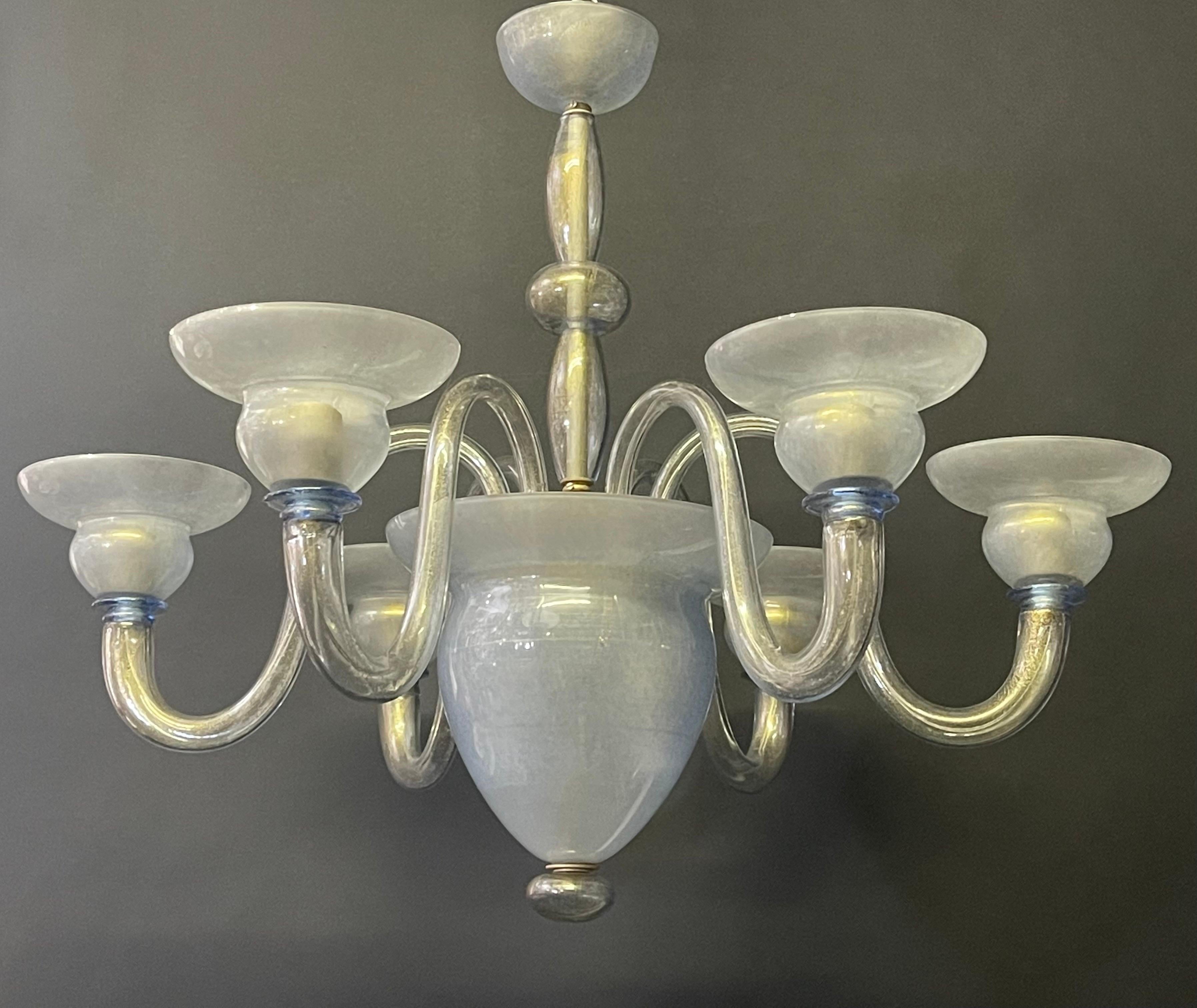 Late 20th Century Rare Glass Chandelier by Rosanna Toso for Andromeda Murano, 1998 For Sale