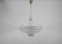 Seltene Glas-Pendelleuchte „Bari“ von Aloys F. Gangkofner für Peill & Putzler