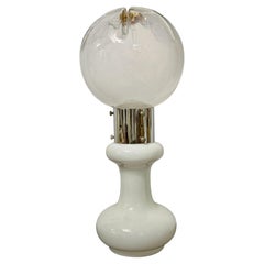 Rare Glass Table Lamp by Carlo Nason, Mazzega 1970s