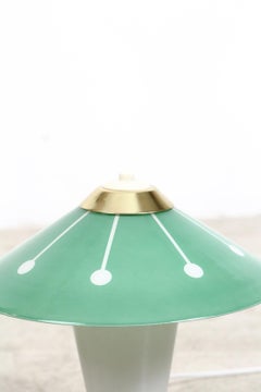 Rare Glass Table Lamp by Meissen Glass