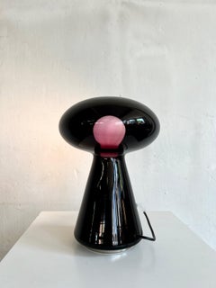 Rara lampada da tavolo in vetro L423 di Michael Red per Vistosi, 1970