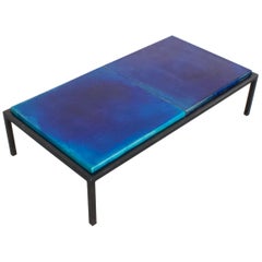 Rare Glazed Ceramic Coffee Table by Majolika, 1960s