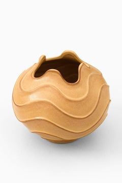 Rare Glazed Ceramic Vase by Ewald Dahlskog, 1930's