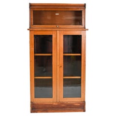 Rare armoire bibliothèque à barrières Globe Wernicke en acajou, vers 1910