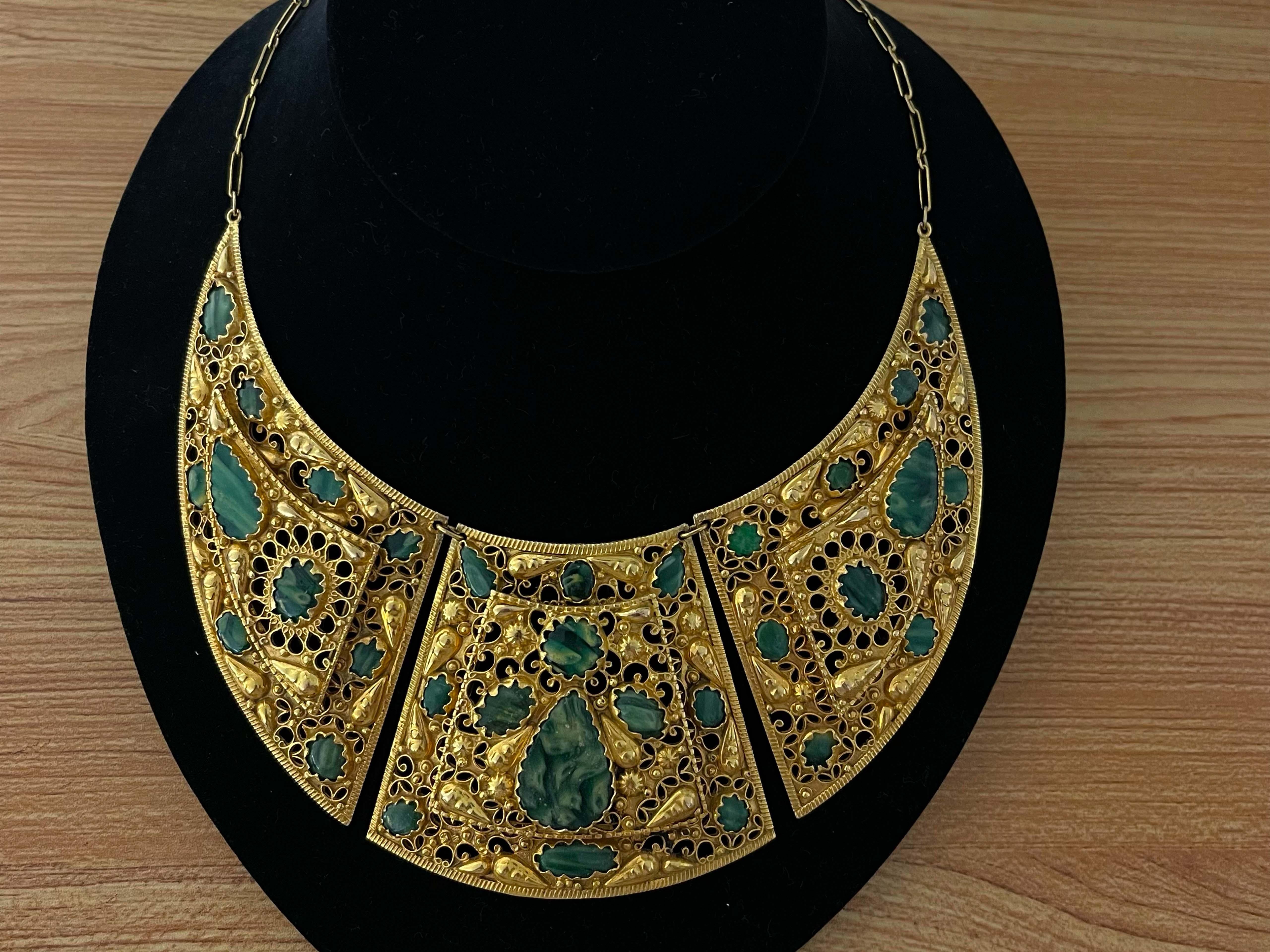 egyptian gold necklace