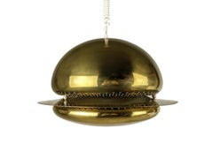 Rare Golden Metal 1961 Nictea Pendant by Afra e Tobia Scarpa for Flos