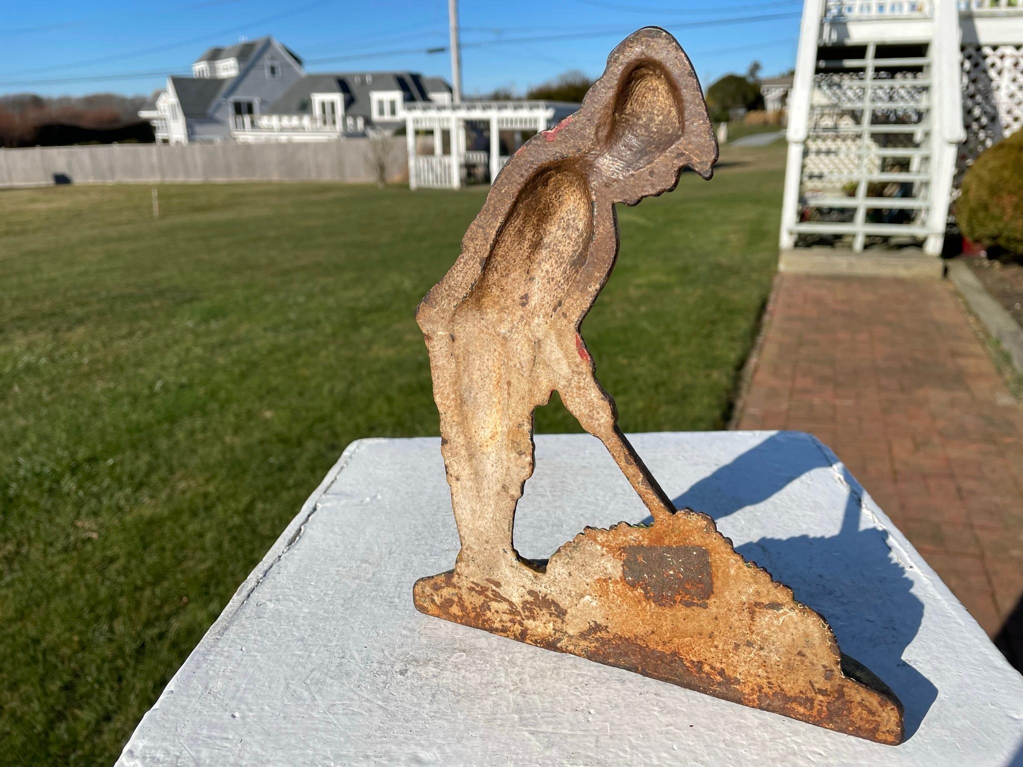 Rare Golf Lovers Antique Sculpture, Putting 3