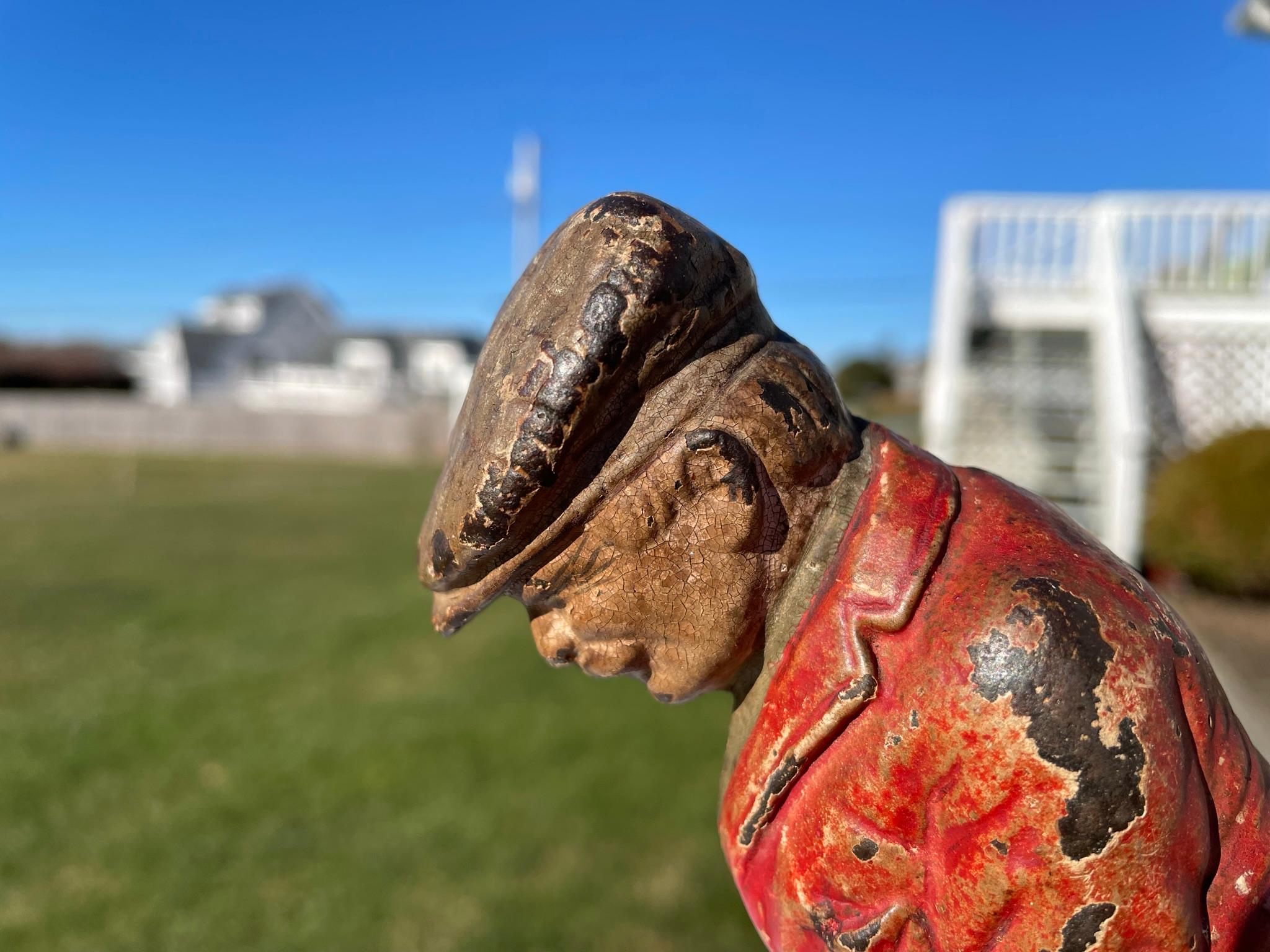 Rare Golf Lovers Antique Sculpture, Putting 4