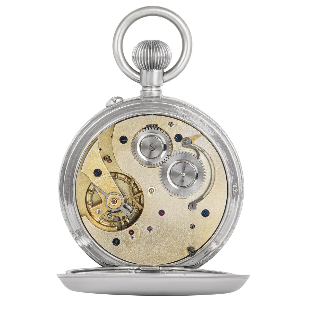 Rare montre à gousset Goliath World Time à levier à cadran ouvert et à levier en nickel, années 1900 Bon état - En vente à London, GB