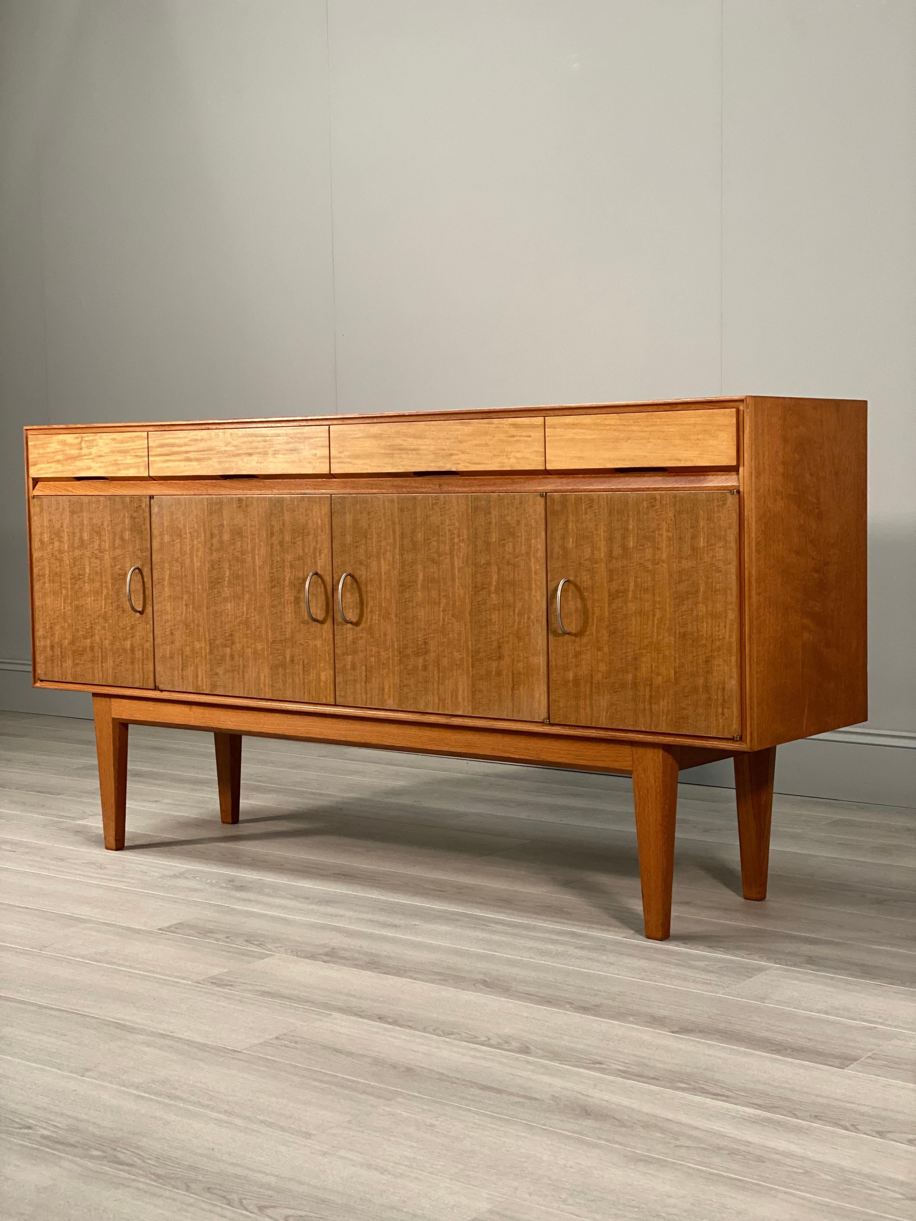 Rare Gordon Russell Sideboard By WH Curly Russell c.1958 For Sale 1