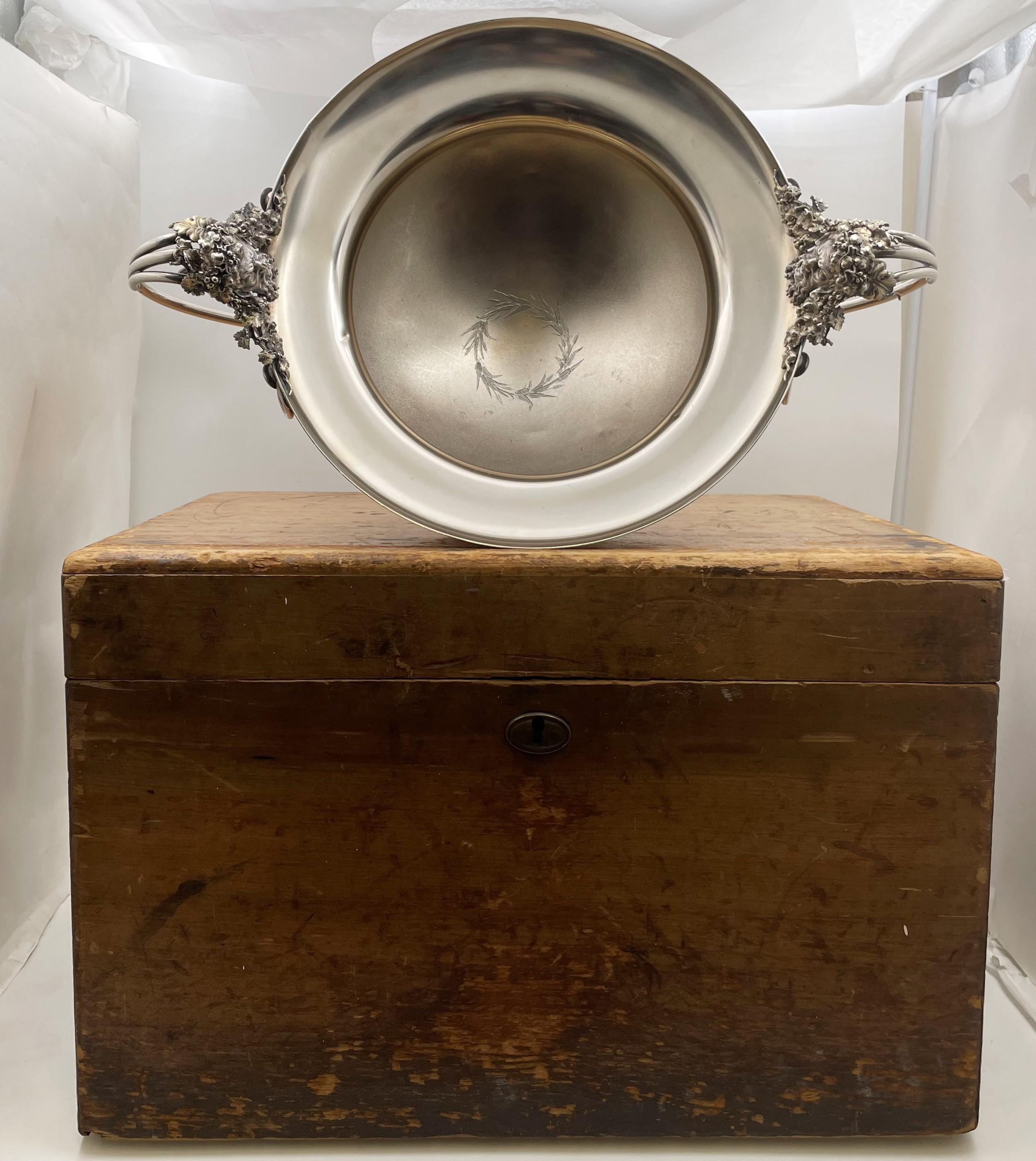 Rare Gorham 1872 Sterling Silver Wine Chiller/ Centerpiece in Original