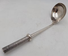 Rare Gorham Sterling Silver Monumental 19th Century Soup / Punch Ladle