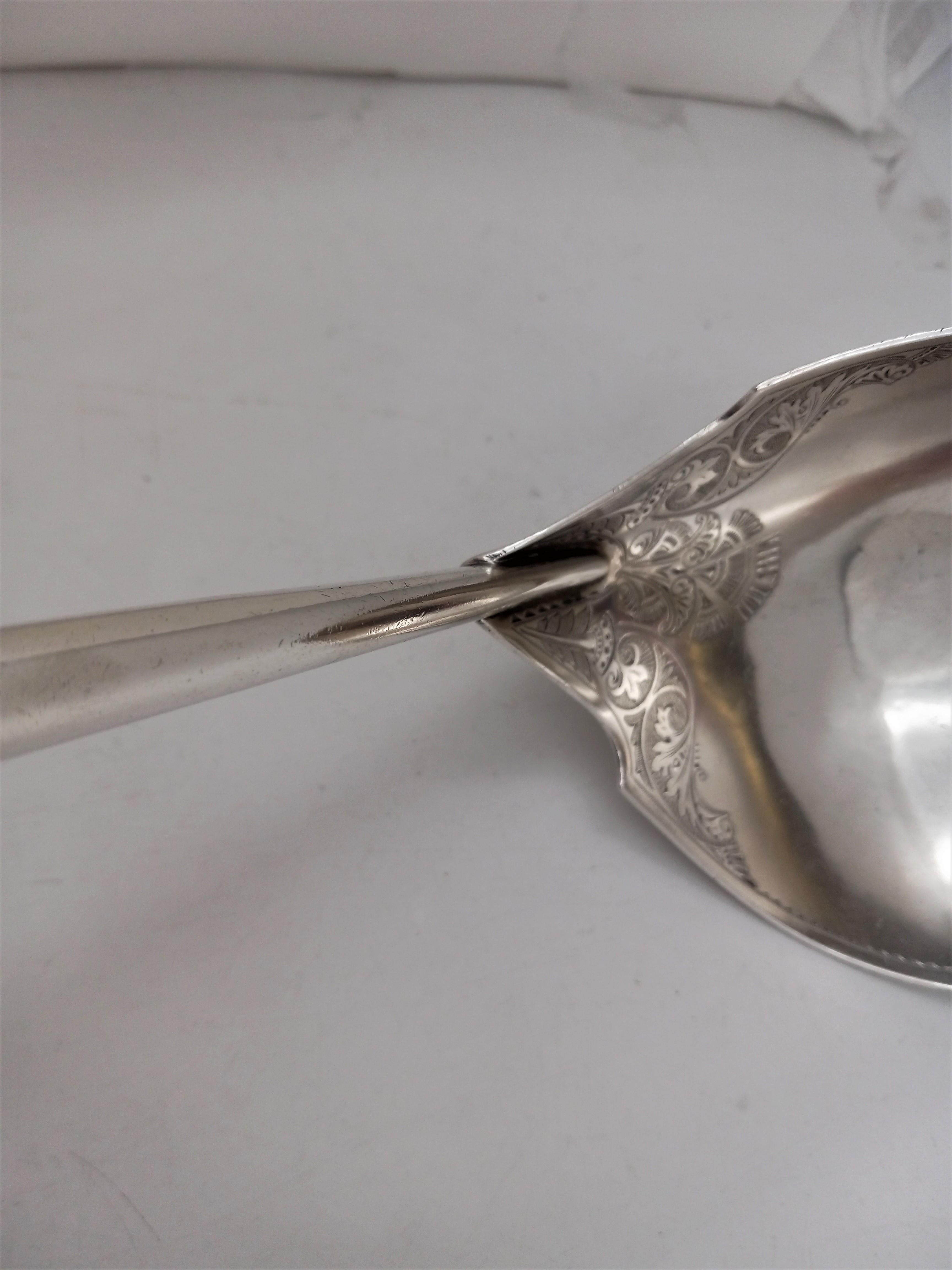 Rare Gorham Sterling Silver Monumental 19th Century Soup / Punch Ladle For Sale 2