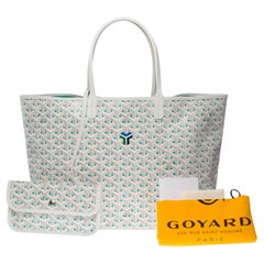 Goyard Pink And White Goyardine Canvas And Chevroches Calfskin Saint Louis  Claire-Voie GM Tote Available For Immediate Sale At Sotheby's